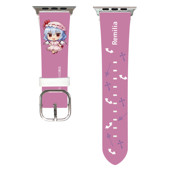 Apple Watchレザーバンド［ 東方プロジェクト - SDキャラ - レミリア・スカーレット ］