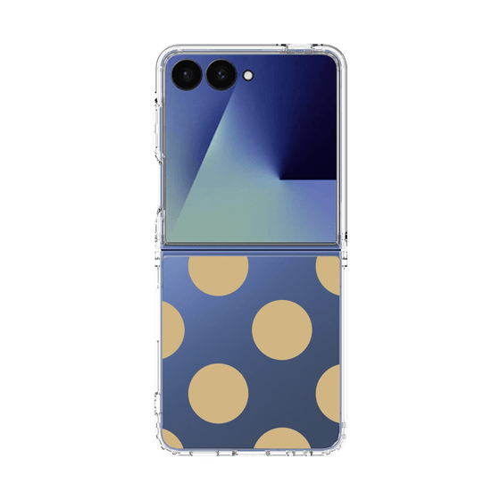クリアケース［ シンプルドット - Beige ］