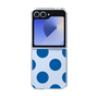 クリアケース［ シンプルドット - Blue ］