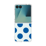 クリアケース［ シンプルドット - Blue ］