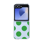クリアケース［ シンプルドット - Green ］