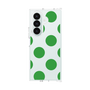 クリアケース［ シンプルドット - Green ］