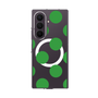 クリアケース［ シンプルドット - Green ］