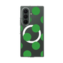 クリアケース［ シンプルドット - Green ］