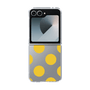 クリアケース［ シンプルドット - Yellow ］