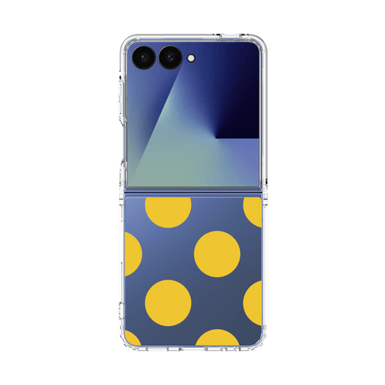 クリアケース［ シンプルドット - Yellow ］
