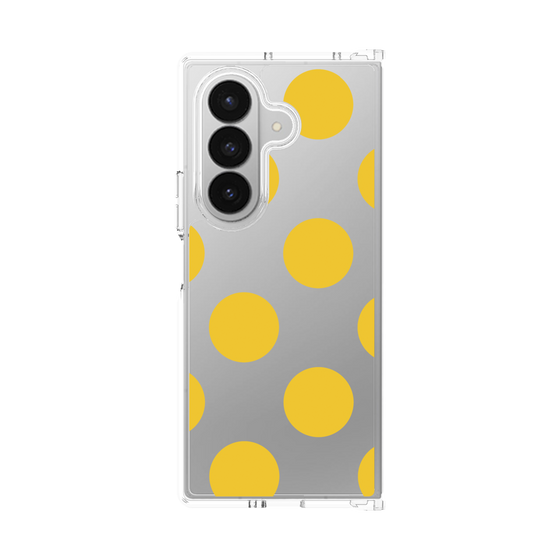 クリアケース［ シンプルドット - Yellow ］