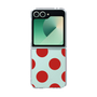 クリアケース［ シンプルドット - Red ］