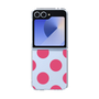 クリアケース［ シンプルドット - Pink ］