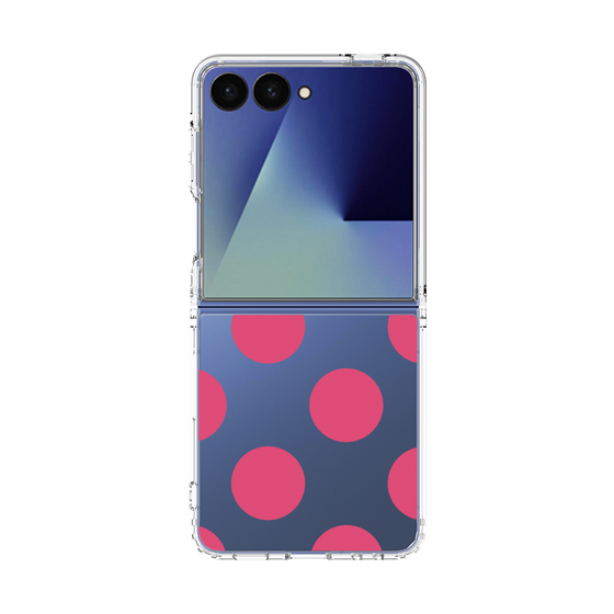 クリアケース［ シンプルドット - Pink ］