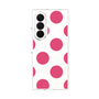 クリアケース［ シンプルドット - Pink ］