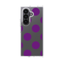 クリアケース［ シンプルドット - Purple ］