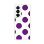 クリアケース［ シンプルドット - Purple ］