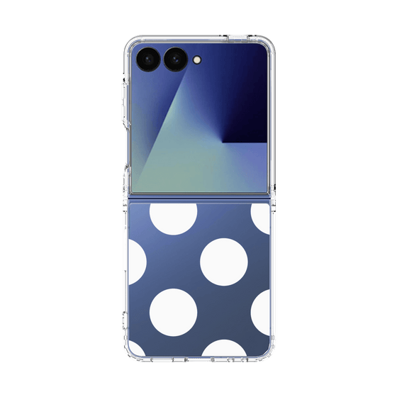 クリアケース［ シンプルドット - White ］