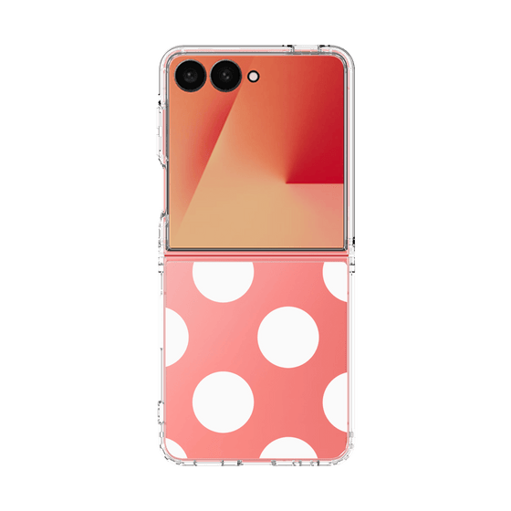 クリアケース［ シンプルドット - White ］