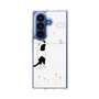 クリアケース［ 夢中に覗く三毛ねこ ］