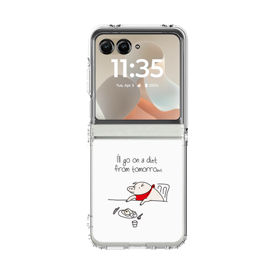 クリアケース［ ブタ子の挑戦 ］