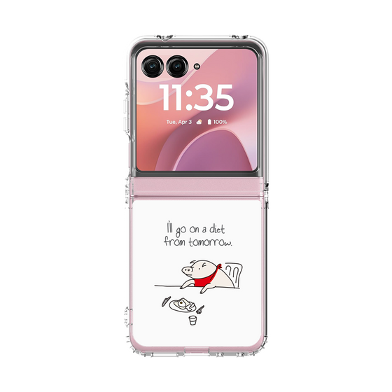 クリアケース［ ブタ子の挑戦 ］