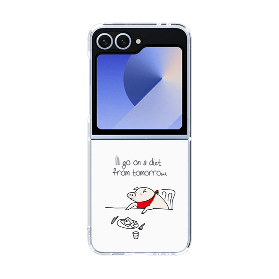 クリアケース［ ブタ子の挑戦 ］