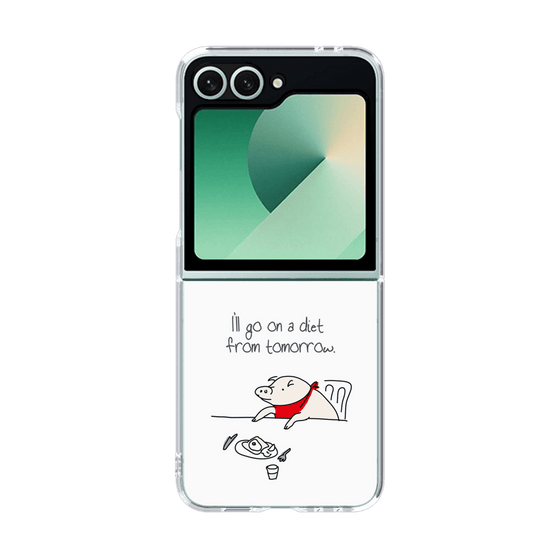 クリアケース［ ブタ子の挑戦 ］