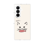 クリアケース［ 食いしん坊なねこ - White ］