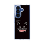 クリアケース［ 食いしん坊なねこ - Black ］