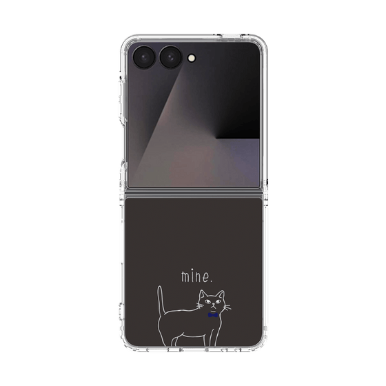 クリアケース［ 蝶ネクタイねこ - Black ］