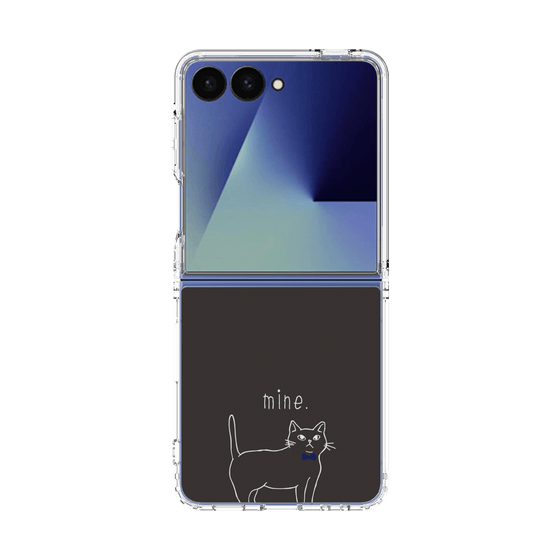 クリアケース［ 蝶ネクタイねこ - Black ］