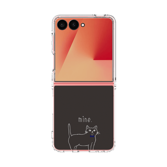 クリアケース［ 蝶ネクタイねこ - Black ］