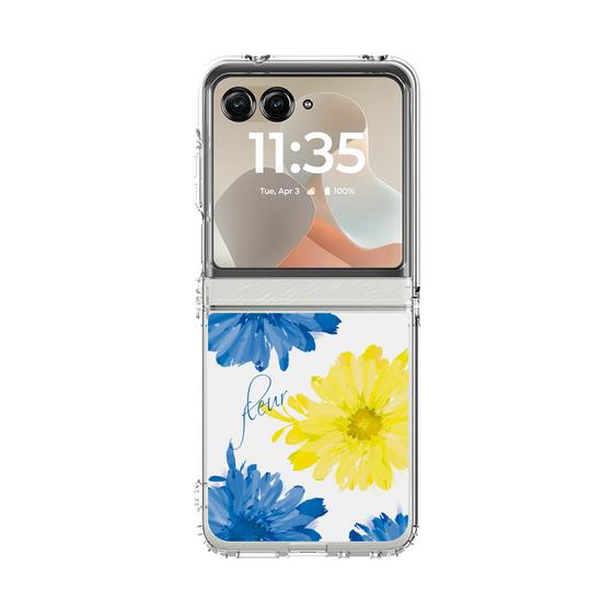 クリアケース［ 4ビッグフラワー ］