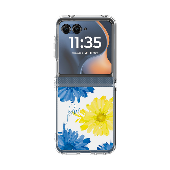 クリアケース［ 4ビッグフラワー ］