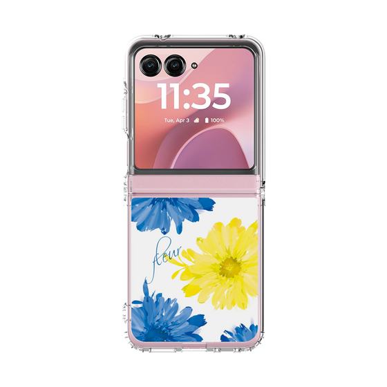 クリアケース［ 4ビッグフラワー ］