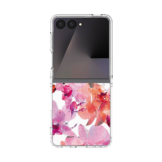 クリアケース［ アートフラワー・オーキッド ］