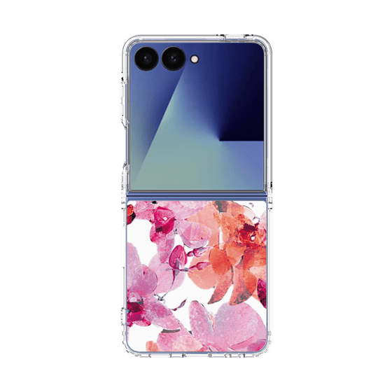 クリアケース［ アートフラワー・オーキッド ］