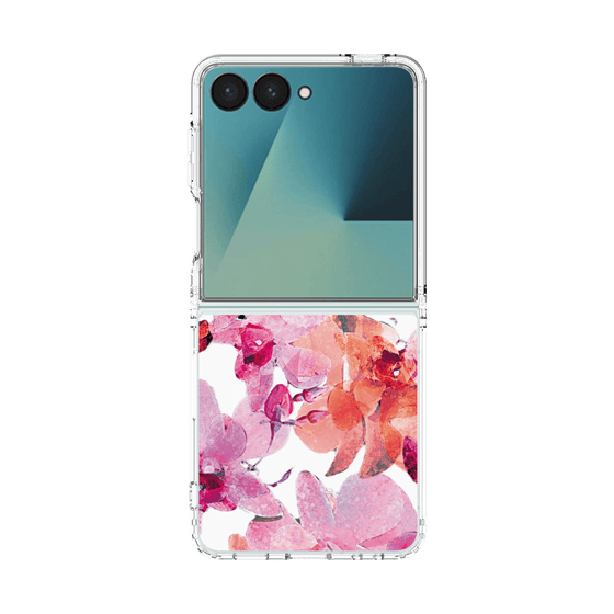 クリアケース［ アートフラワー・オーキッド ］