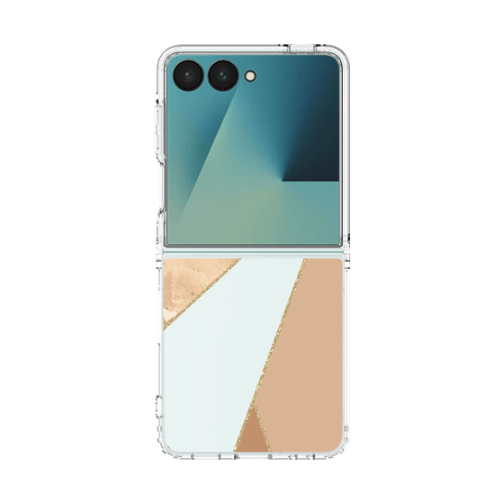 クリアケース［ マーブルトライアングルパレット - Beige ］