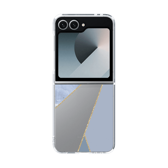 クリアケース［ マーブルトライアングルパレット - Blue ］