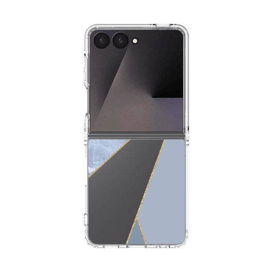 クリアケース［ マーブルトライアングルパレット - Blue ］