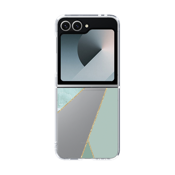 クリアケース［ マーブルトライアングルパレット - Green ］