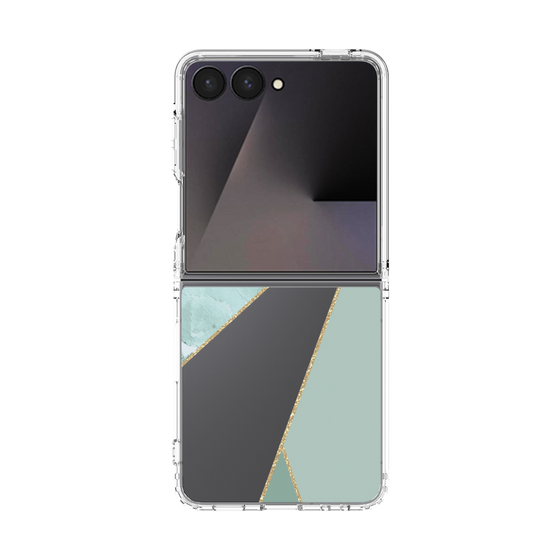 クリアケース［ マーブルトライアングルパレット - Green ］