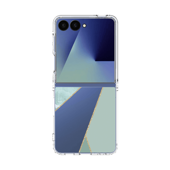 クリアケース［ マーブルトライアングルパレット - Green ］