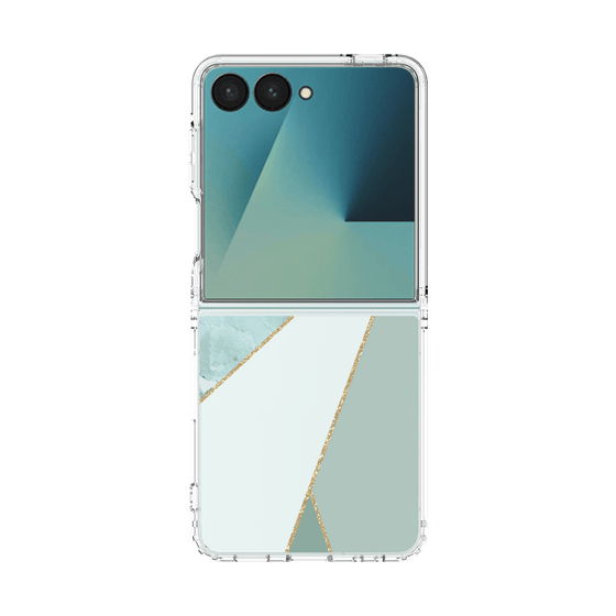 クリアケース［ マーブルトライアングルパレット - Green ］