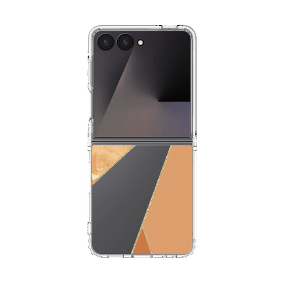 クリアケース［ マーブルトライアングルパレット - Orange ］