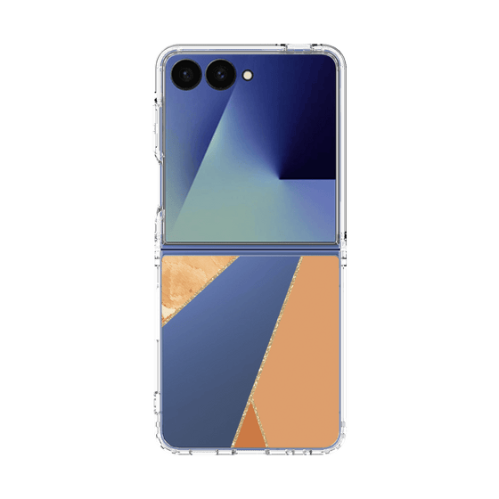 クリアケース［ マーブルトライアングルパレット - Orange ］