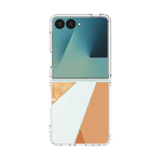 クリアケース［ マーブルトライアングルパレット - Orange ］