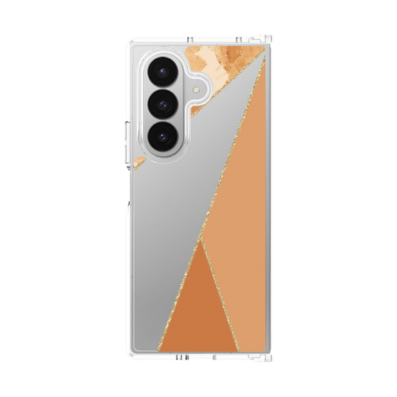クリアケース［ マーブルトライアングルパレット - Orange ］