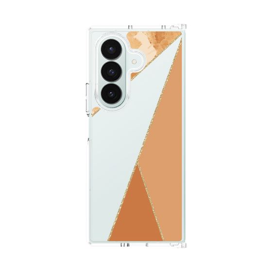 クリアケース［ マーブルトライアングルパレット - Orange ］