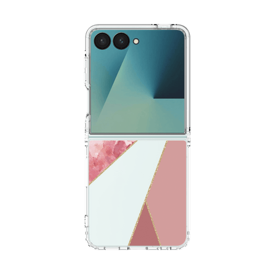 クリアケース［ マーブルトライアングルパレット - Pink ］