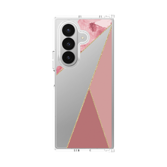 クリアケース［ マーブルトライアングルパレット - Pink ］