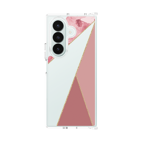 クリアケース［ マーブルトライアングルパレット - Pink ］